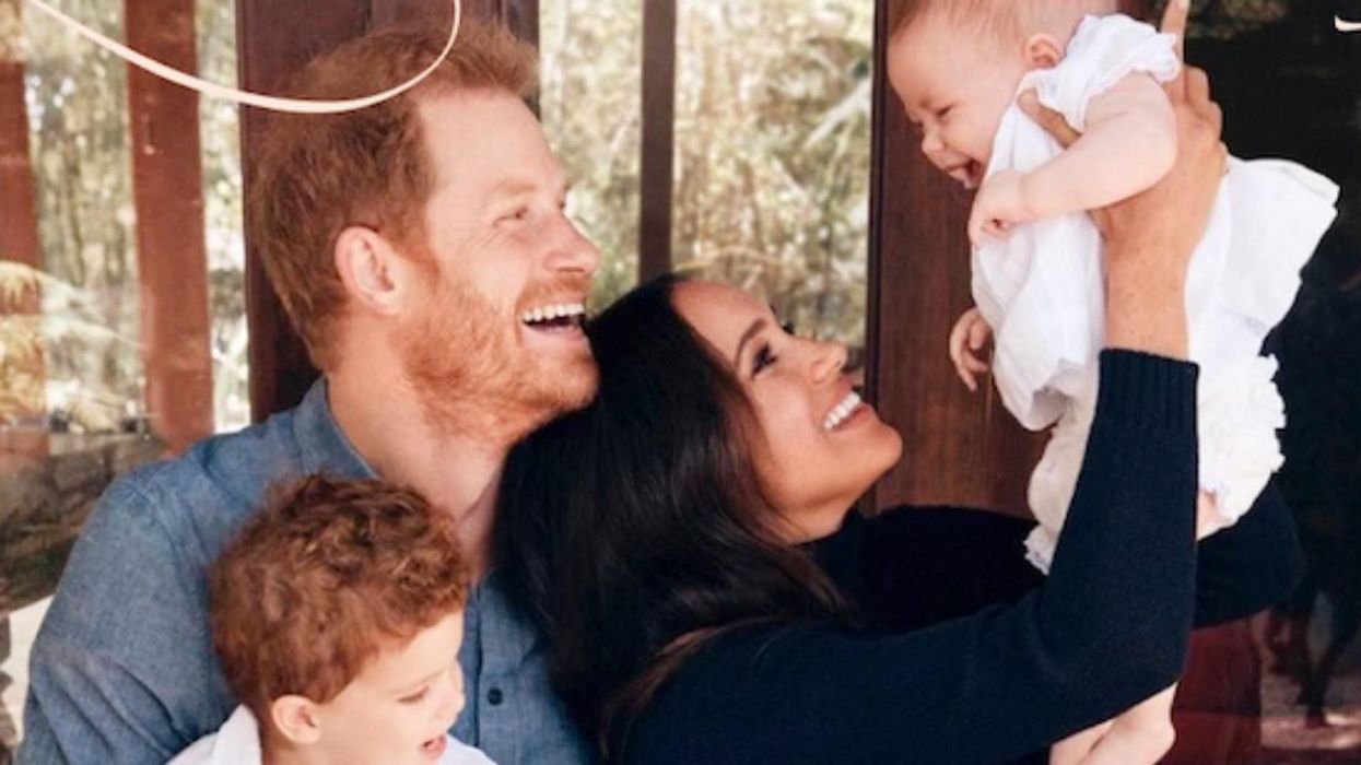 Prince Harry & Meghan Markle Just Shared The First Photo Of Baby Lilibet Diana For Christmas
