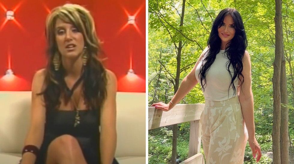 Priscilla Lanni \u00e0 Loft Story 3. Droite : Priscilla Lanni.