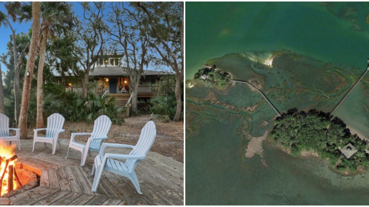 Private Island Airbnb Rental Near Georgia In South Carolina Is Affordable And Beautiful