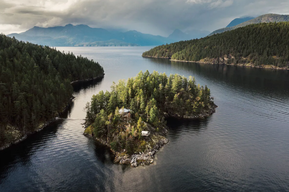Private island for rent in B.C.