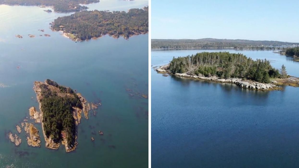Private island for sale in Nova Scotia.