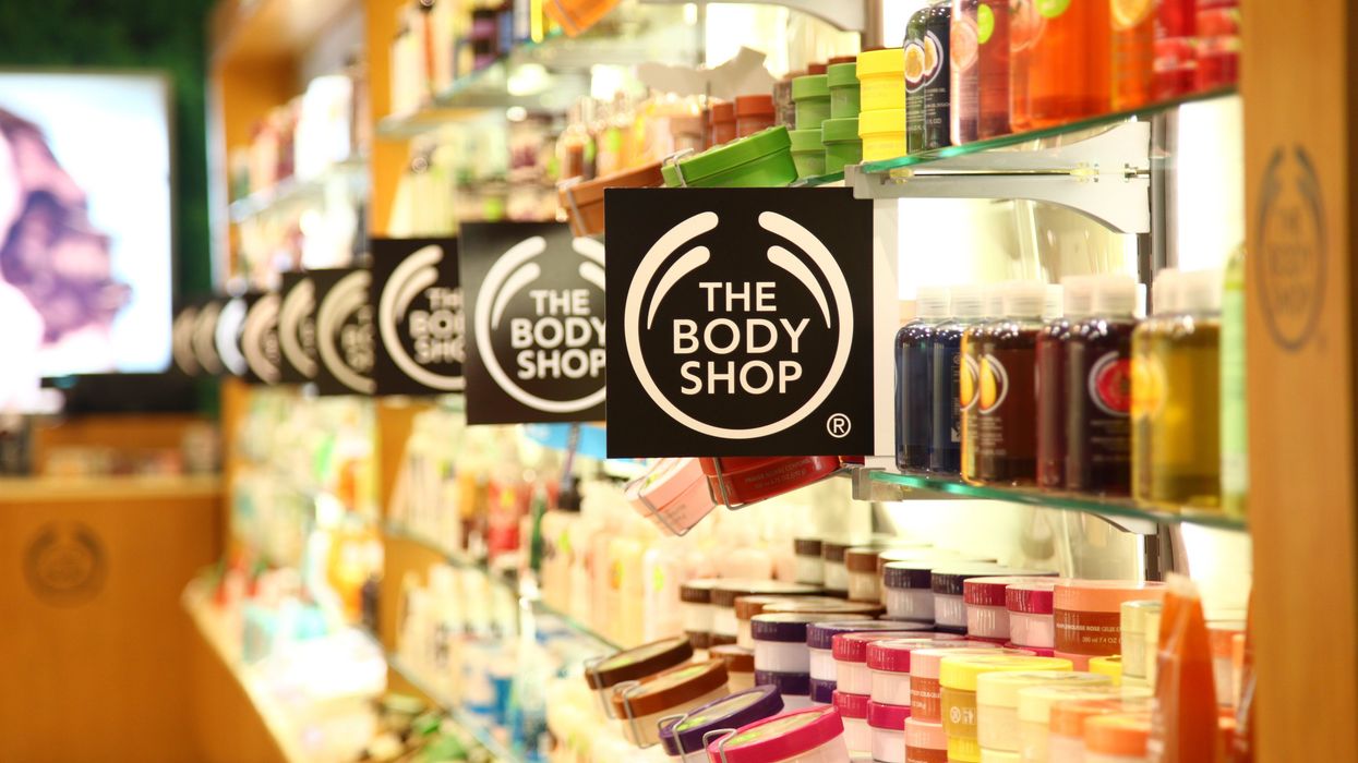 Products at The Body Shop.