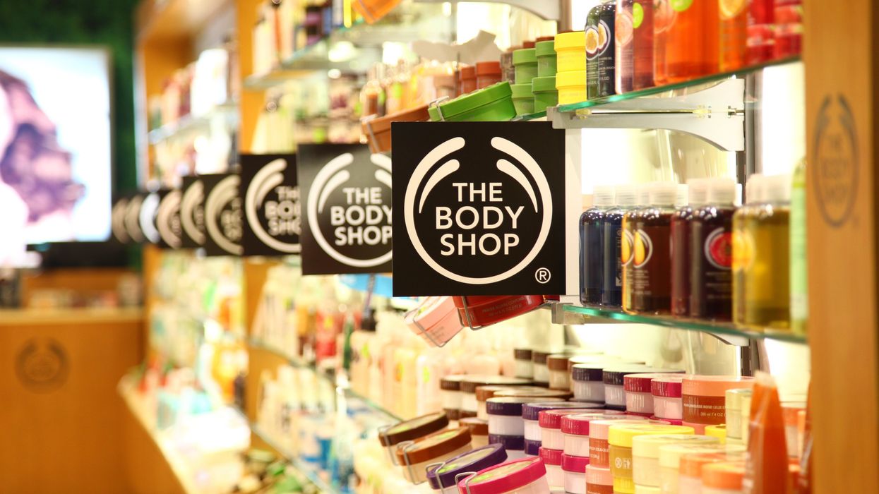 Products at The Body Shop.