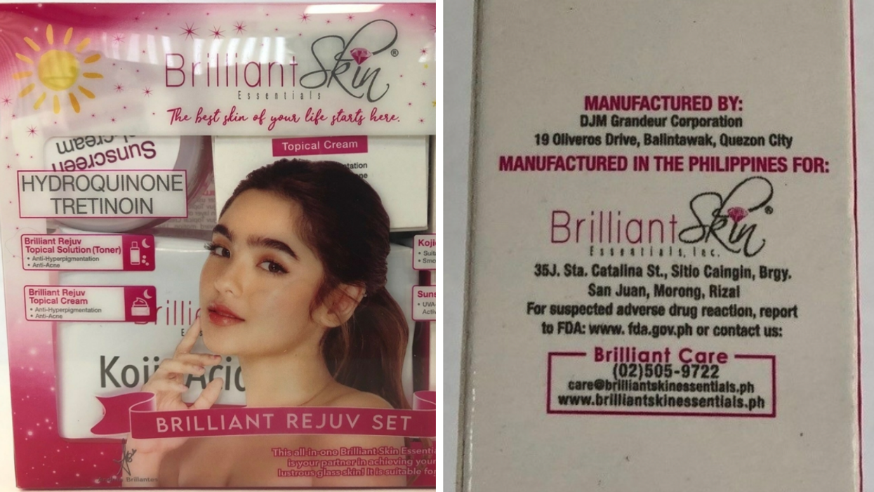 Produits Brillant Skin.
