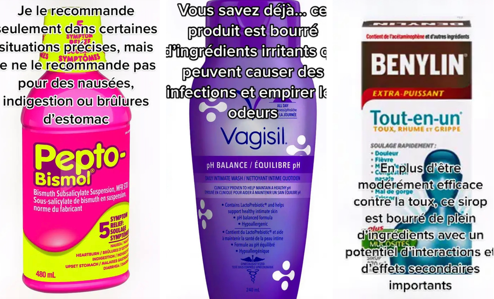 Produits de pharmacie.