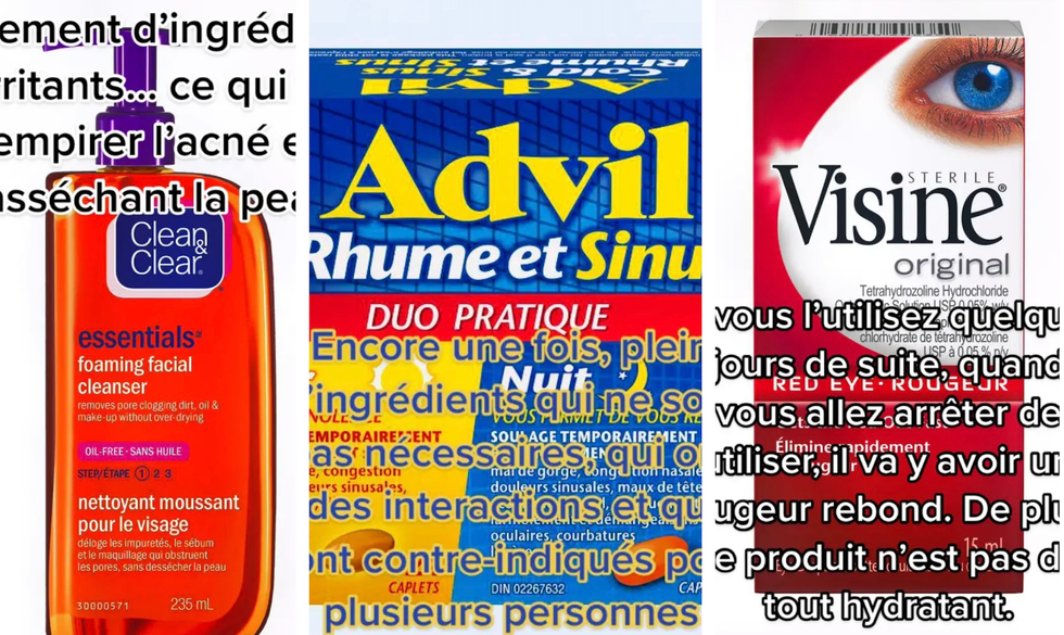 Produits de pharmacie.