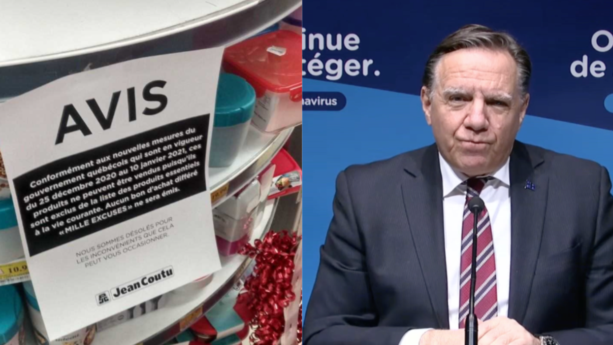 Produits essentiels : François Legault donne des précisions sur les restrictions en magasins