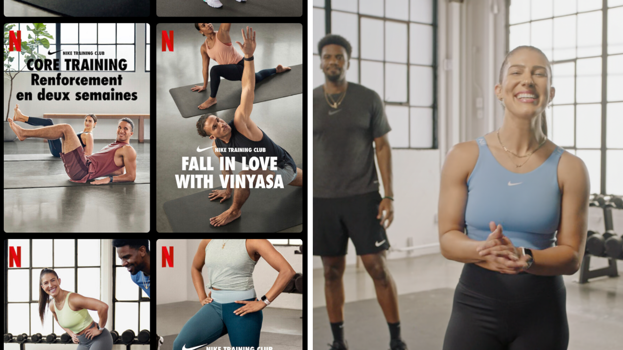 Programmes d'entraînement du Nike Training Club sur Netflix.