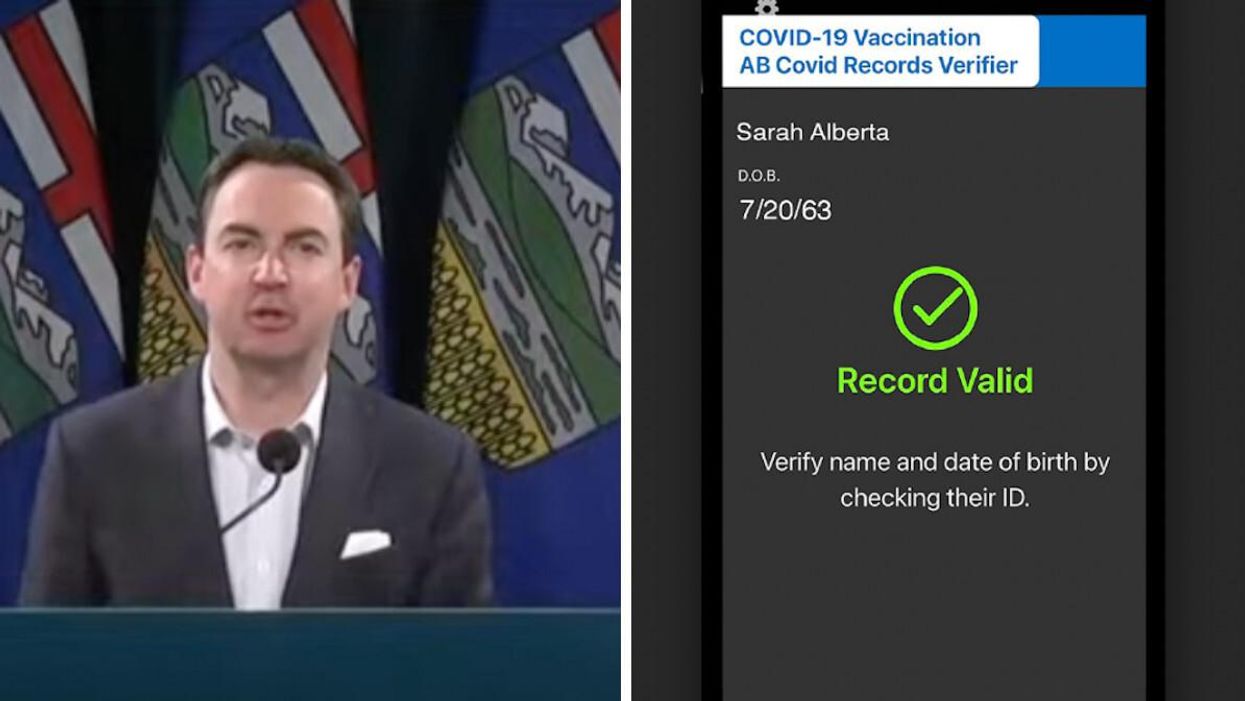 Proof Of Vaccination In Alberta Will Only Be Accepted Using A QR Code Starting Next Month