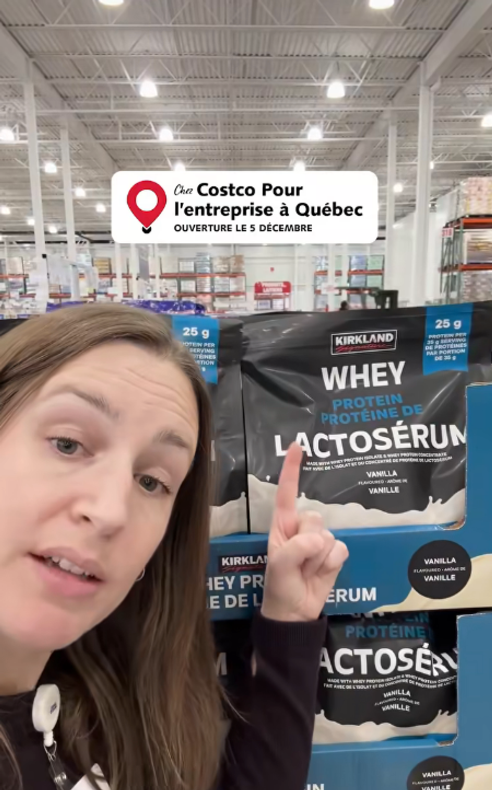 Prot\u00e9ines de lactos\u00e9rum Kirkland.