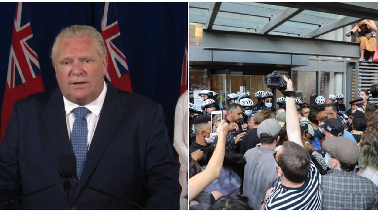 Protest Outside Mayor Tory's House Was Unfair And Broke 'Unwritten Rule,' Says Ford