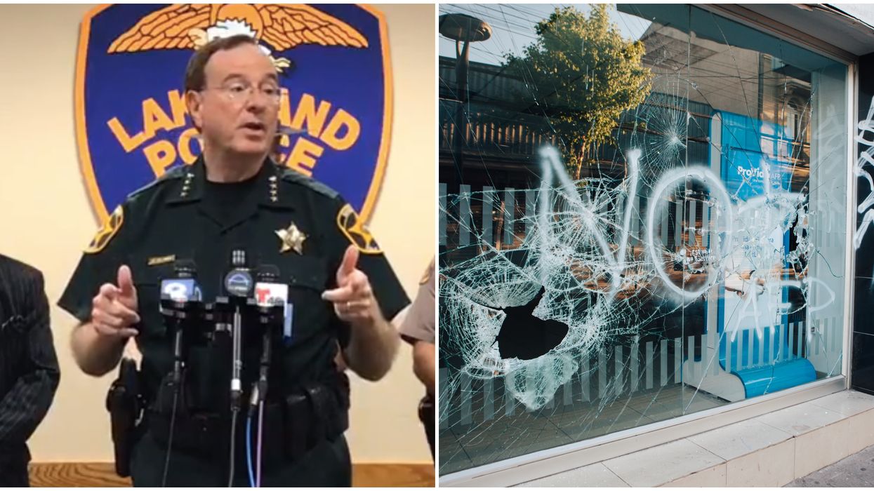 Protests In Florida Continued Last Night And The Polk County Sheriff Spoke Out