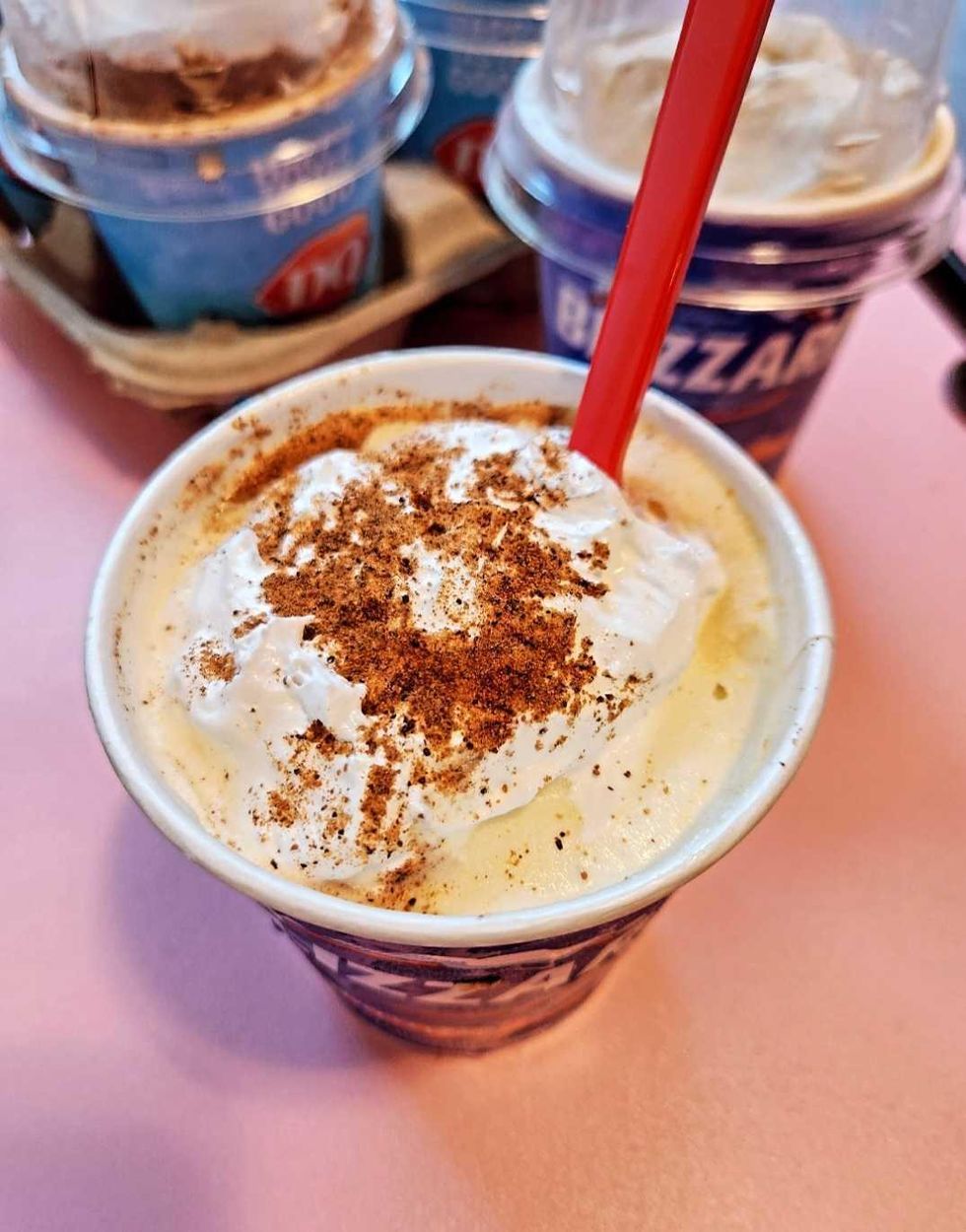 Pumpkin Pie Blizzard Treat.