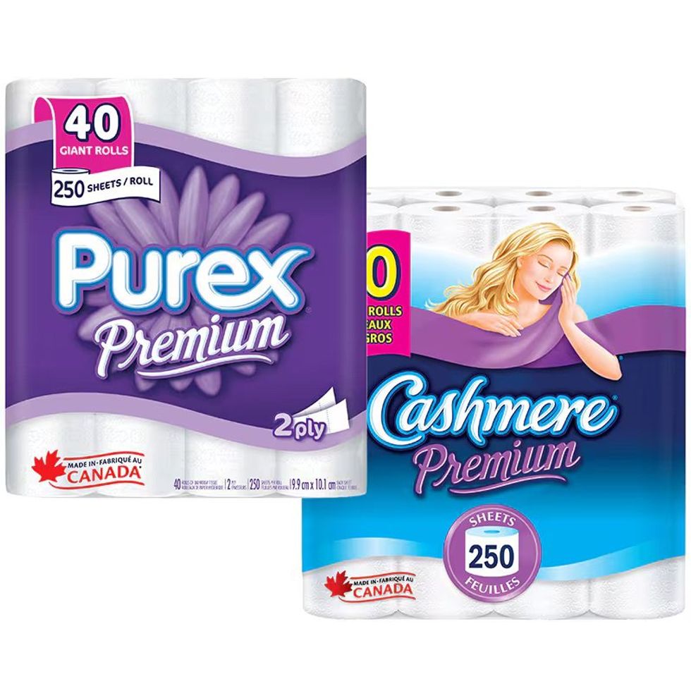 Purex Premium or Cashmere Premium 2-ply bathroom tissue, 40 \u00d7 250 sheets.