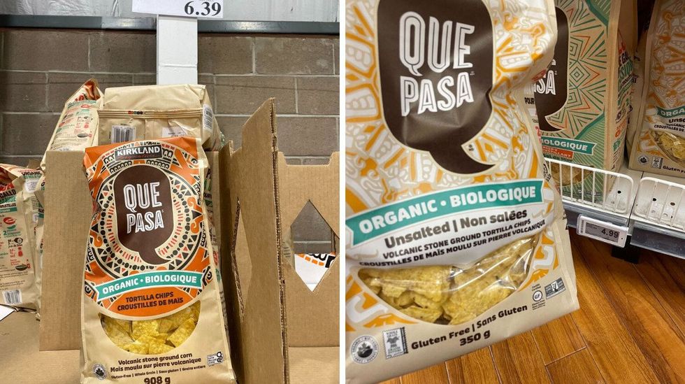 Que Pasa tortilla chips.