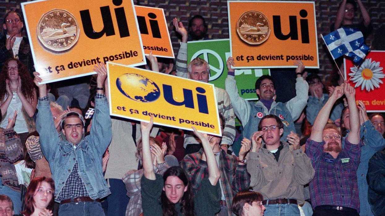 Quebec sovereigntists distanced from Alberta vote