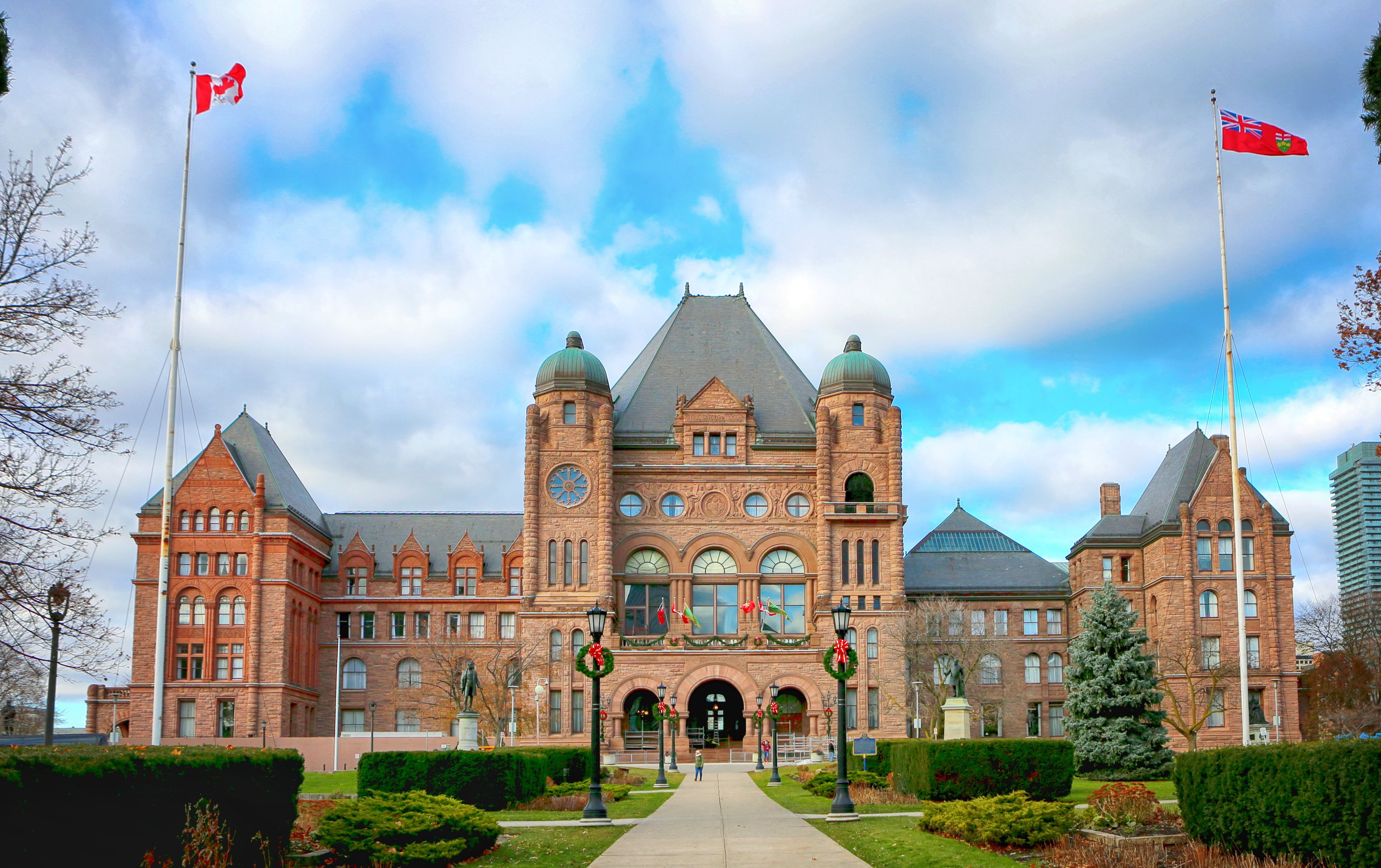 Queen's Park building in Toronto.