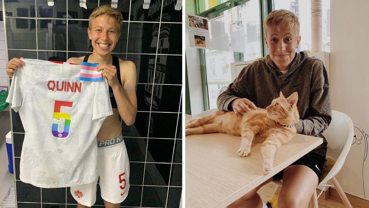 Quinn, 1re personne trans à gagner une médaille aux JO