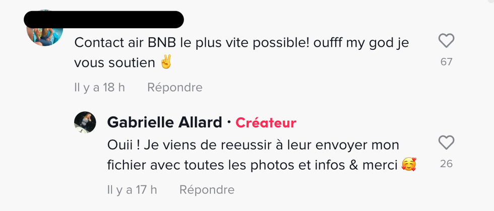 R\u00e9action \u00e0 la vid\u00e9o.