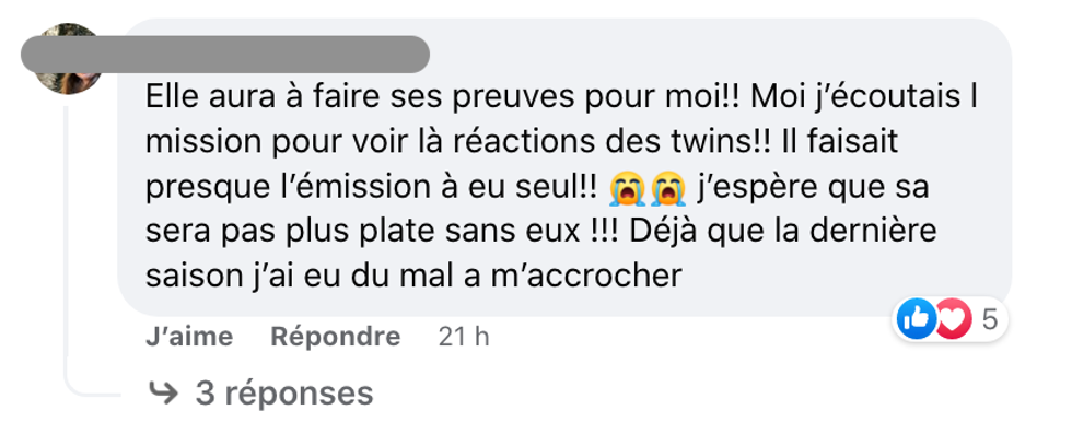 R\u00e9actions face au d\u00e9part des Twins \u00e0 R\u00e9volution.