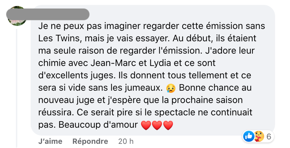 R\u00e9actions face au d\u00e9part des Twins \u00e0 R\u00e9volution.