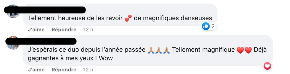 R\u00e9actions face au retour des soeurs B\u00e9gin \u00e0 R\u00e9volution.