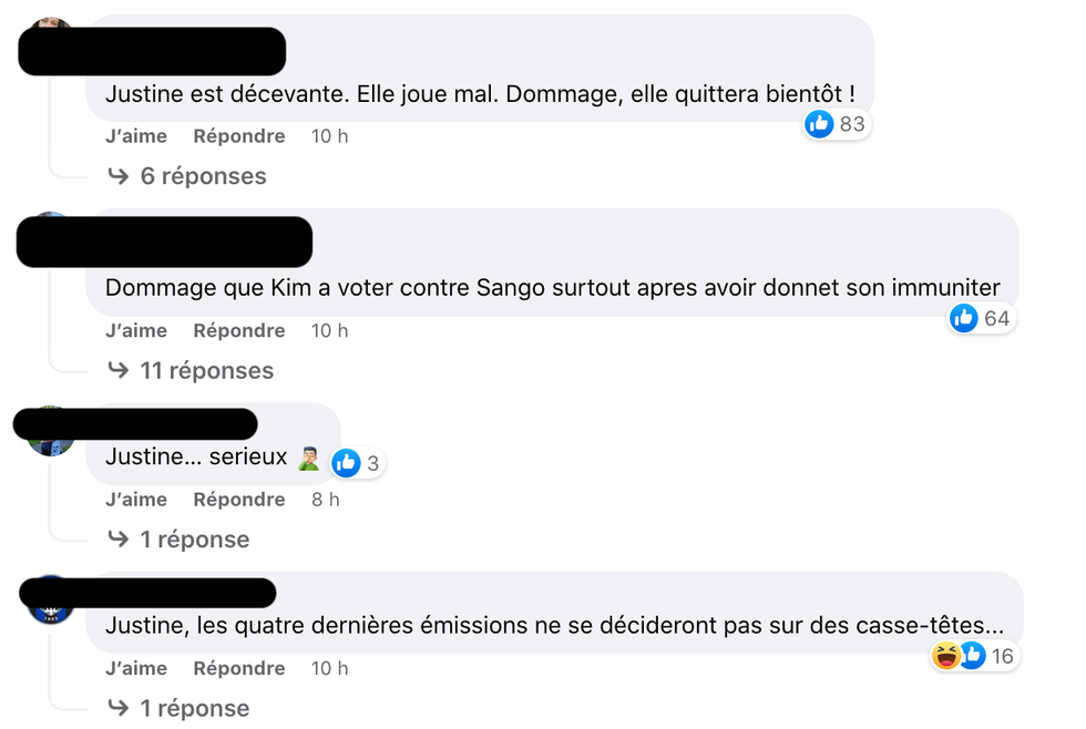 R\u00e9actions suite au d\u00e9part de Sango.