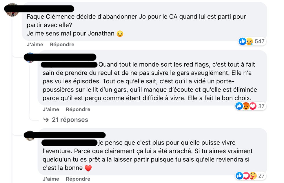 R\u00e9actions suite \u00e0 l'ajout de Cl\u00e9mence au CA.