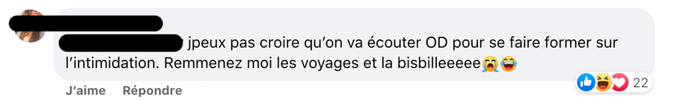R\u00e9actions suite \u00e0 l'\u00e9pisode sp\u00e9cial d'OD.