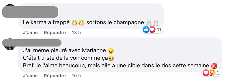 R\u00e9actions suite \u00e0 l'\u00e9viction de Zo\u00e9 Duval.