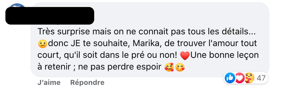 R\u00e9actions sur L'amour est dans le pr\u00e9.