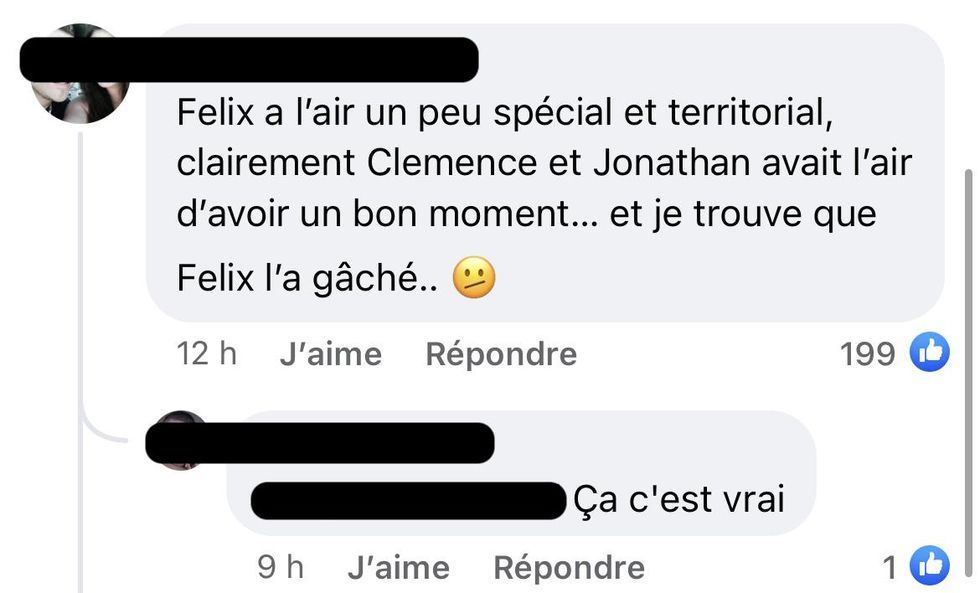 R\u00e9actions sur la tension entre F\u00e9lix et Jonathan.