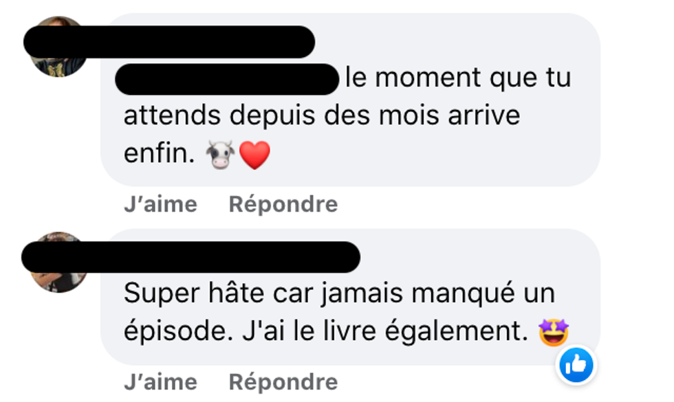 R\u00e9actions \u00e0 l'approche de la onzi\u00e8me saison de L'amour est dans le pr\u00e9.