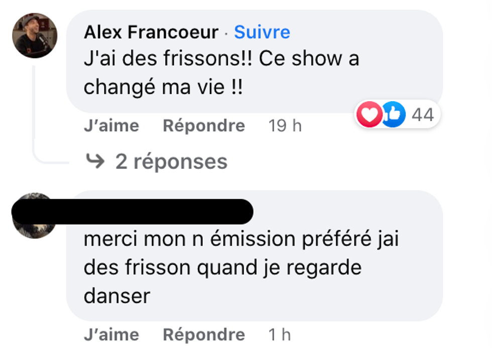 R\u00e9actions \u00e0 l'approche de R\u00e9volution 2022.