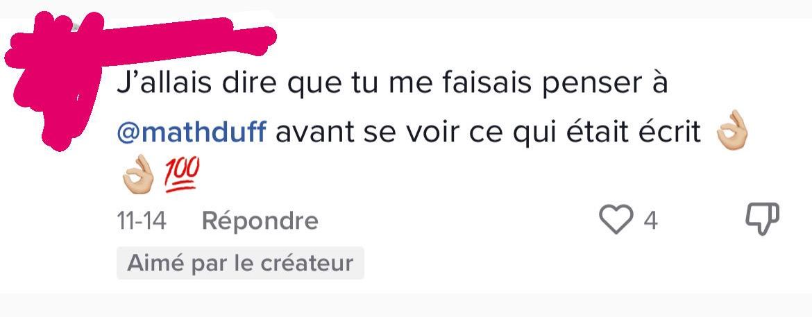 R\u00e9actions \u00e0 la vid\u00e9o sur TikTok.