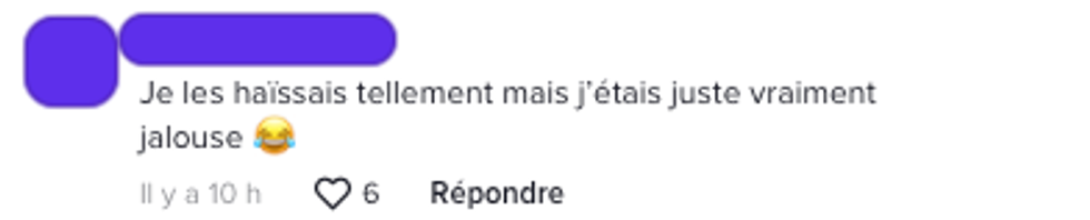 R\u00e9actions \u00e0 la vid\u00e9o sur TikTok.