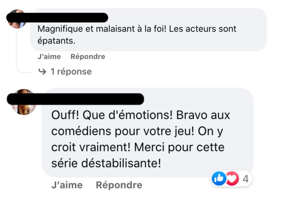 R\u00e9ations sur la s\u00e9rie Chouchou.