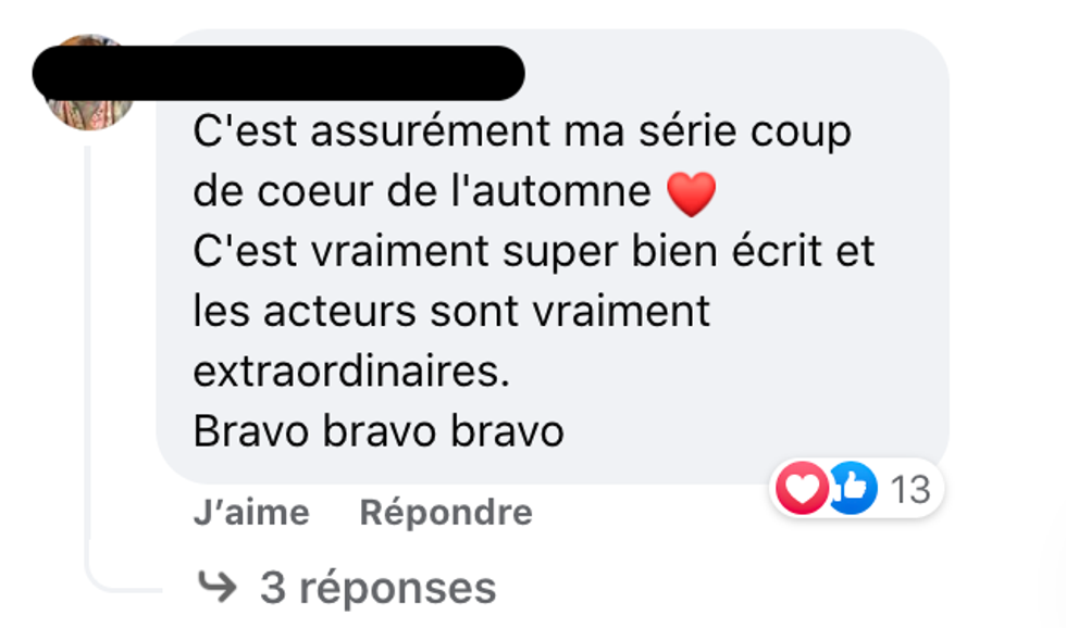 R\u00e9ations sur la s\u00e9rie Chouchou.