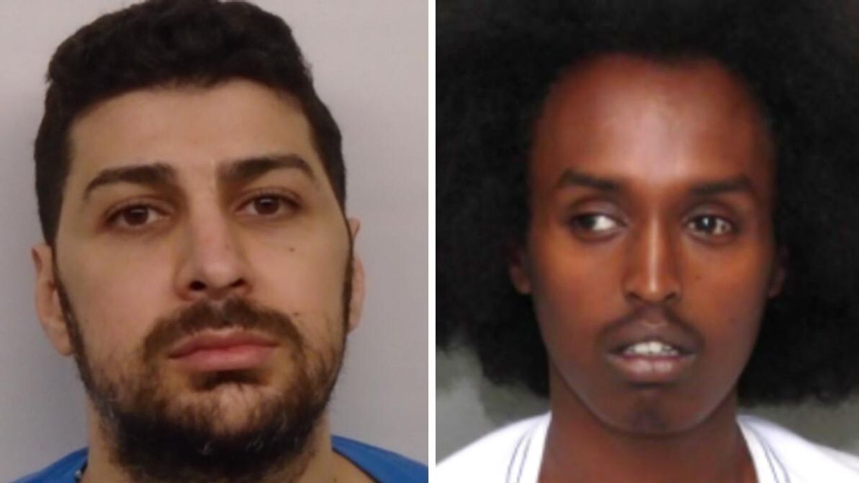 Rabih Alkhalil. Right: Jabreel Elmi.