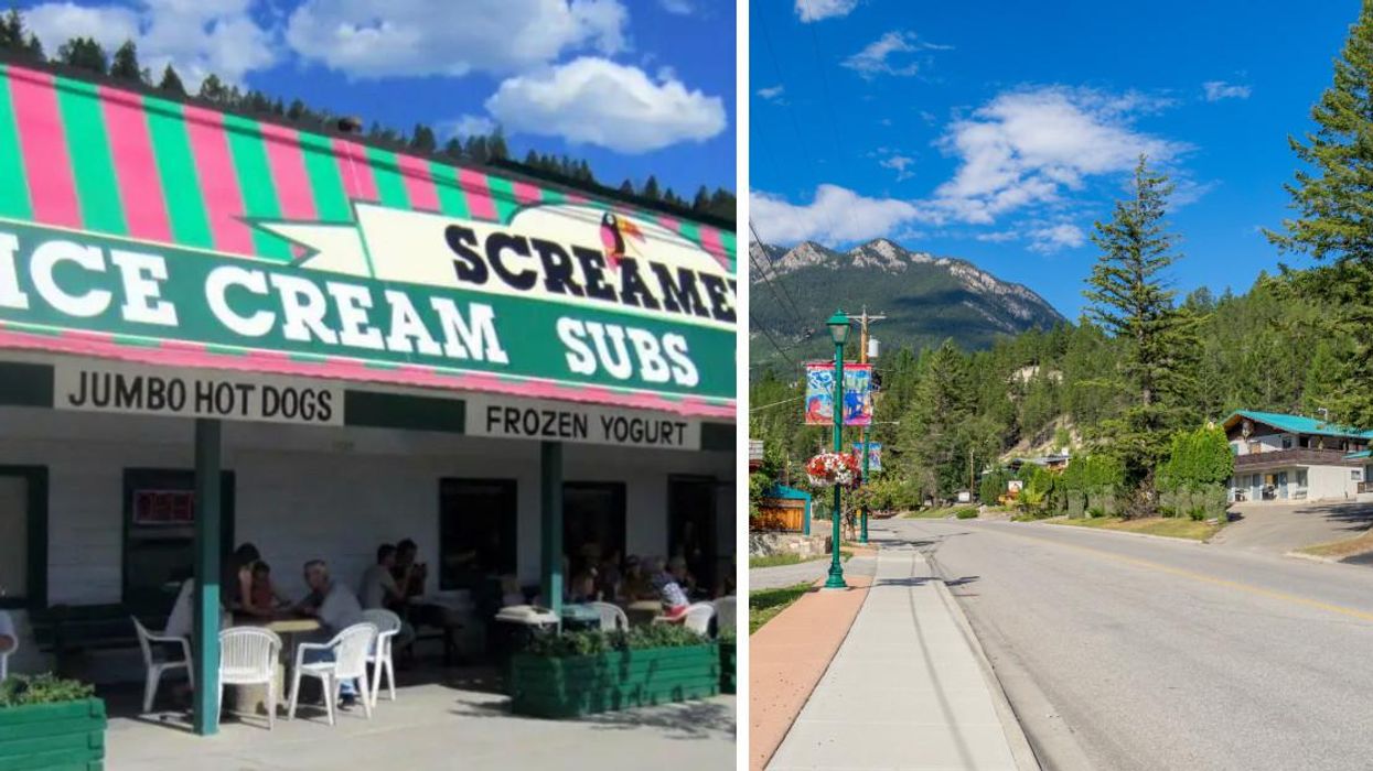 Radium Hot Springs Has An Ice Cream Shop & Apartment For Sale For Super Cheap