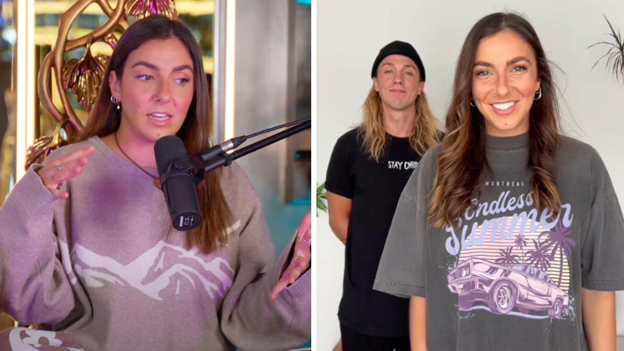 Rafaëlle Roy. Droite : Rafaëlle Roy et Guillaume Fuso.