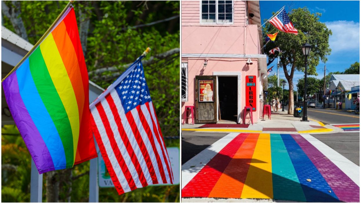 Rainbow Crosswalks In Key West Unveiled During Pride Month