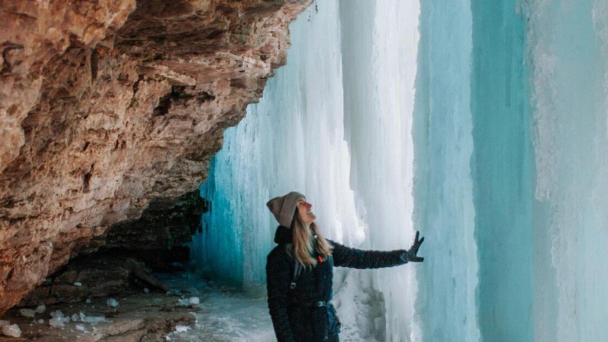 Randonnée au Québec, au parc naturel régional de Portneuf.