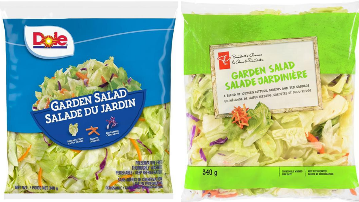 Rappel de 13 sortes de salade au Canada qui pourraient te rendre très malade ou te tuer