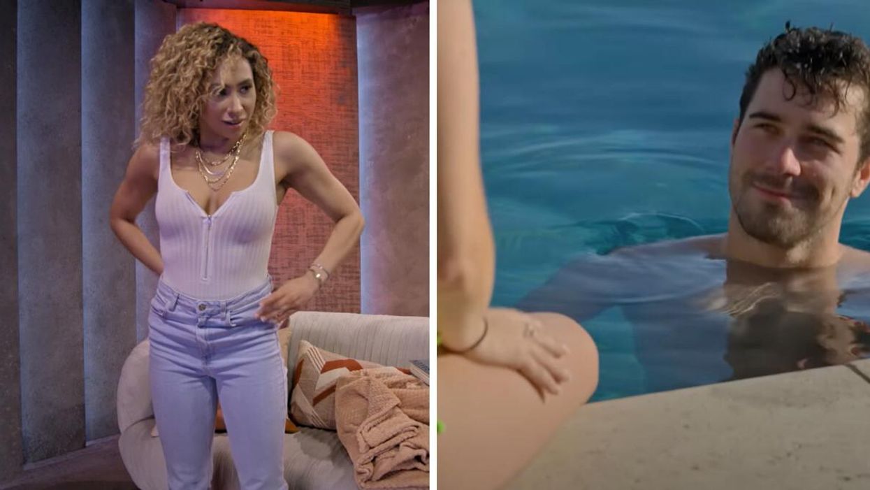 Raven Ross from Love Is Blind. Right: Cole Barnett In Love Is Blind.