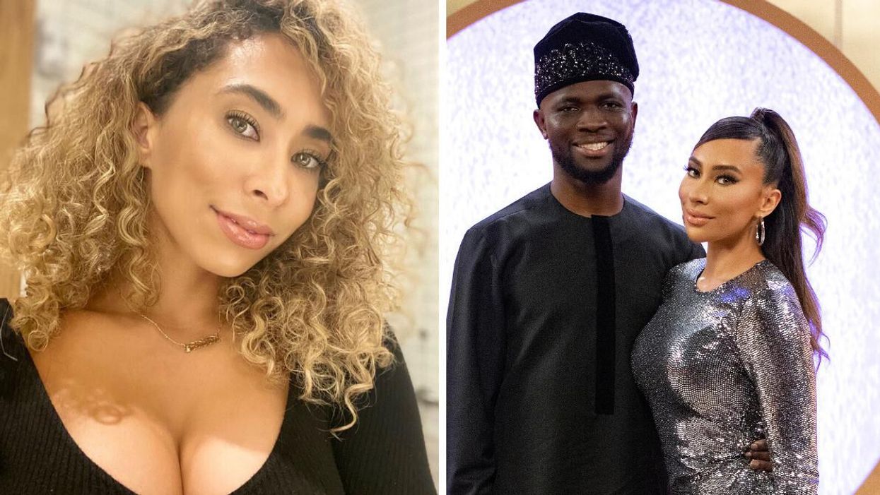 Raven Ross. Right: Sikiru "SK" Alagbada and Raven Ross.