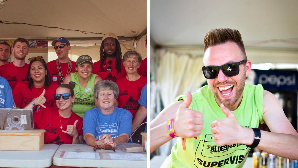 RBC Bluesfest volunteers.