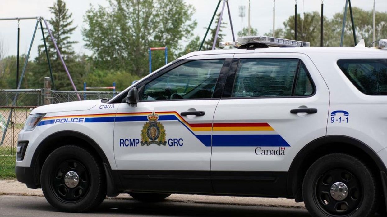 RCMP vehicle in Saskatchewan.