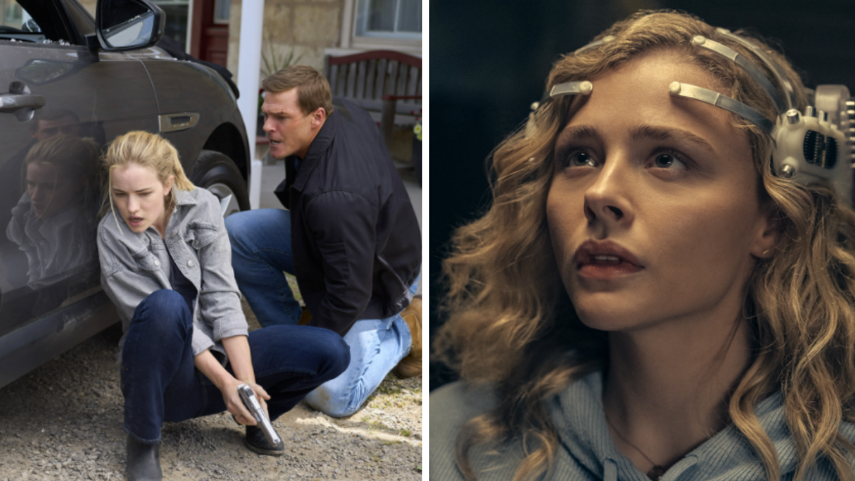 Reacher sur Prime Video. Droite : The Peripheral sur Prime Video.
