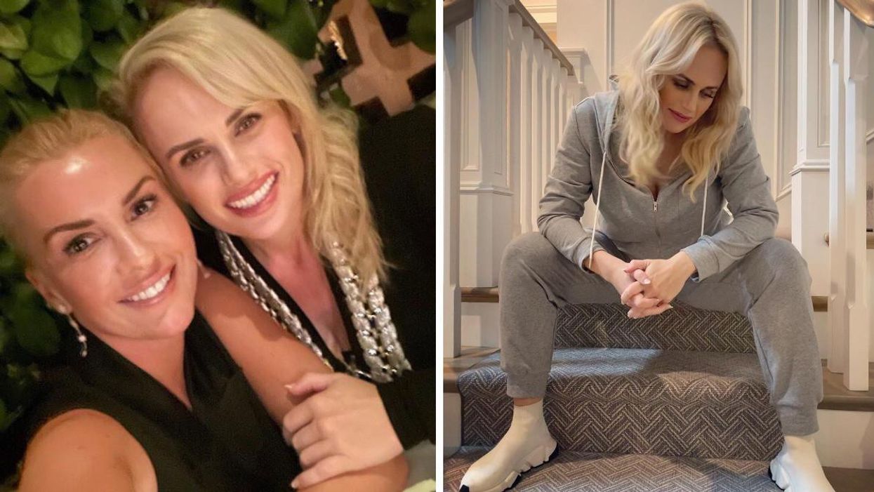 Rebel Wilson and her girlfriend Ramona Agruma. Right: Rebel Wilson.